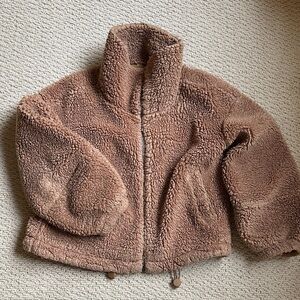 lululemon athletica Brown Sherpa Puffer Jacket